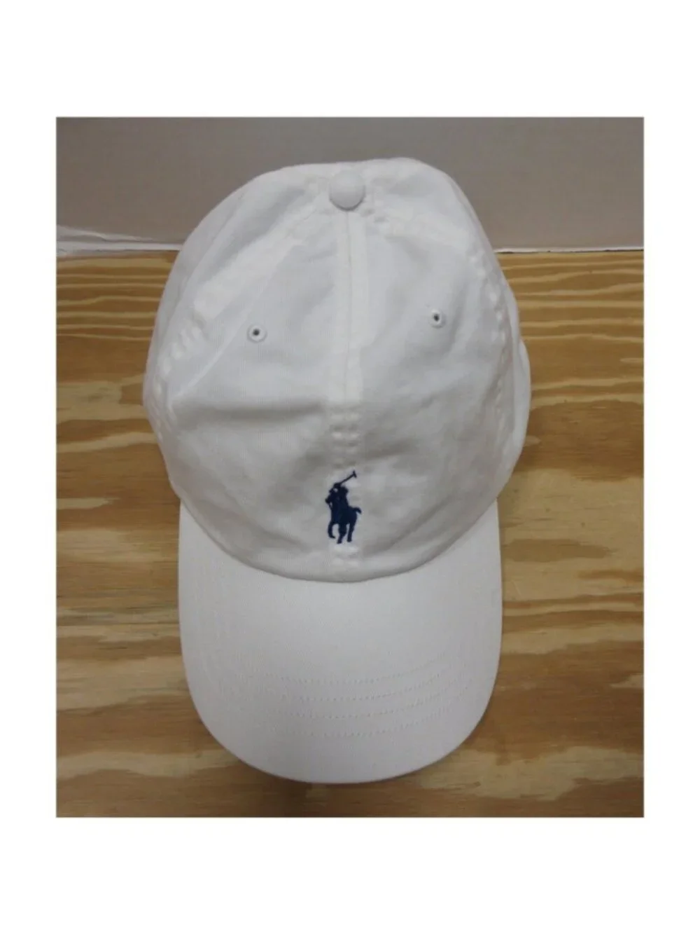 Polo Ralph Lauren Hat Cap Strapback White Adjustable Pony Heritage